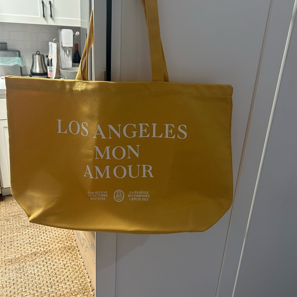 Los Angels Yellow Tote Bag by Sezane